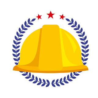 安全帽五一劳动节矢量素材安全生产安全生产月